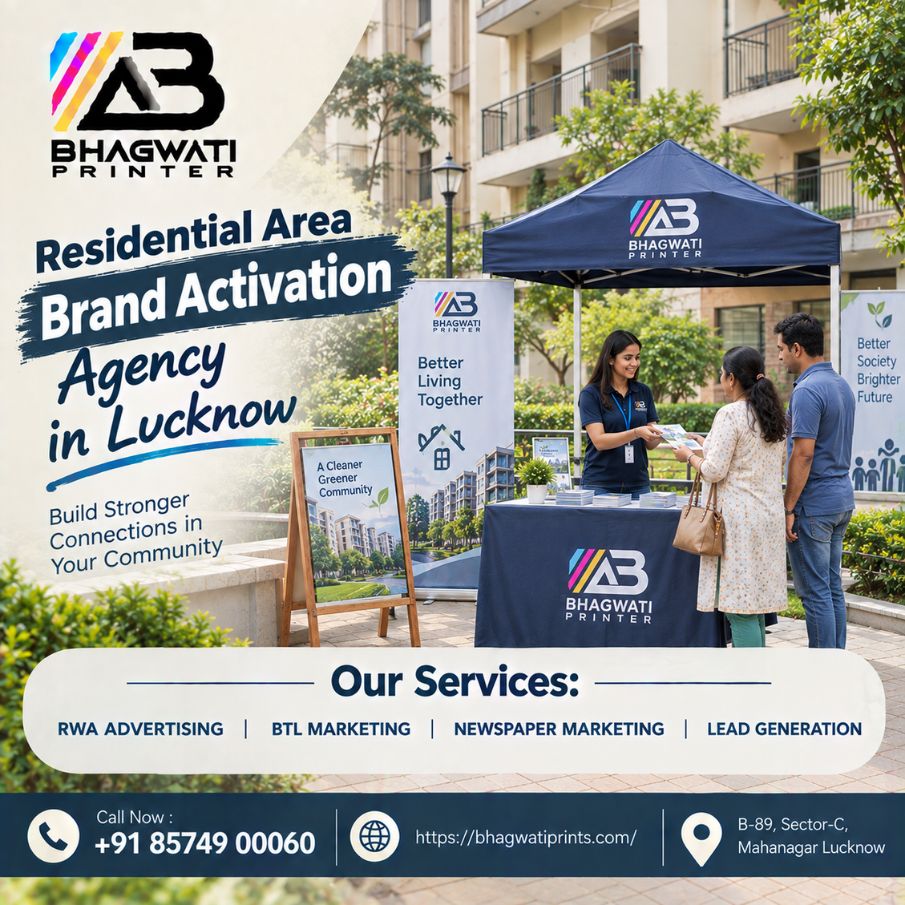Residential Area Brand Activation Agency in Lucknow