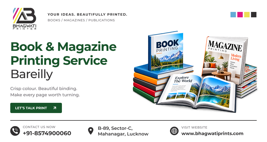 Book & Magazine Printing Service in Bareilly