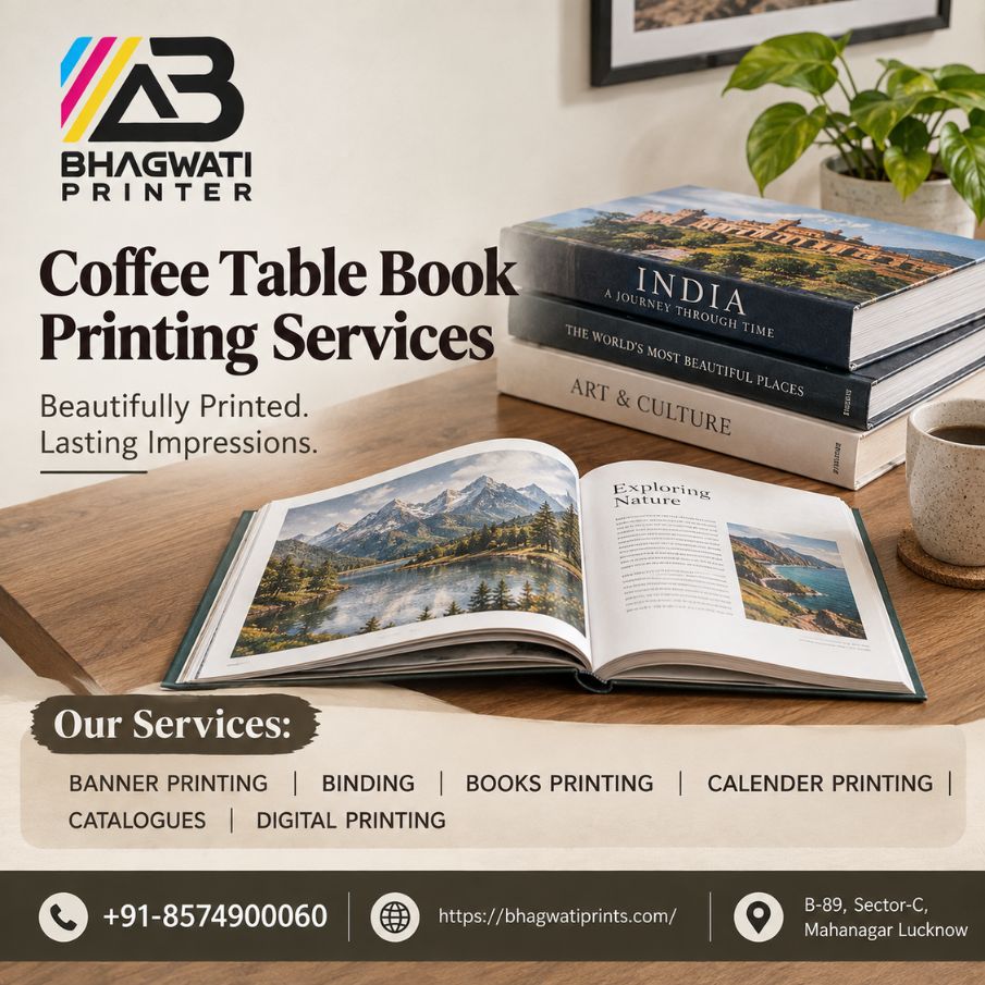 Coffee Table Book Printing Services