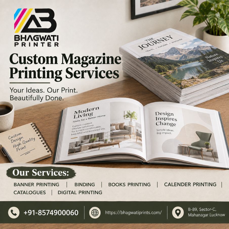 Custom Magazine Printing Services