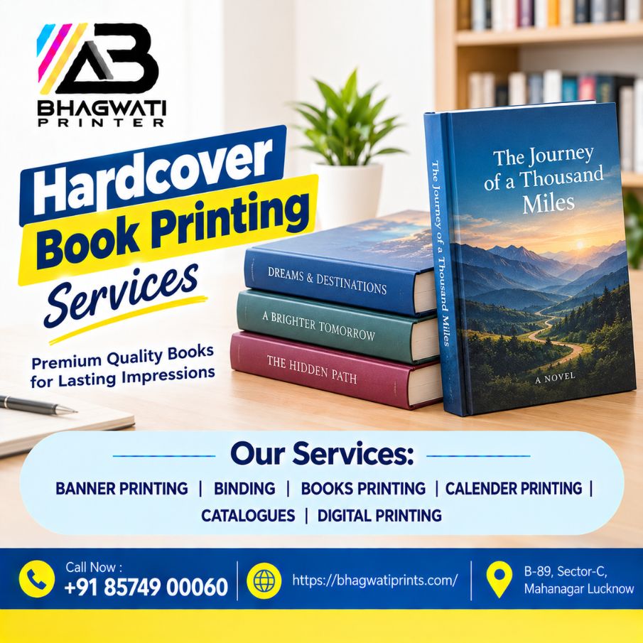 Hardcover Book Printing Services