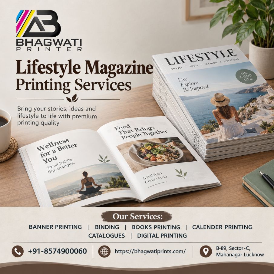 Lifestyle Magazine Printing Services