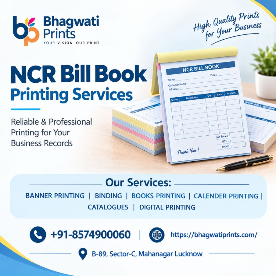 NCR Bill Book Printing Services