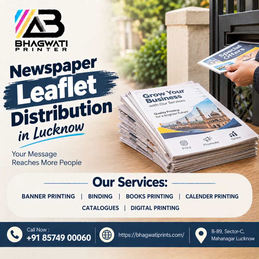 Newspaper Leaflet Distribution in Lucknow