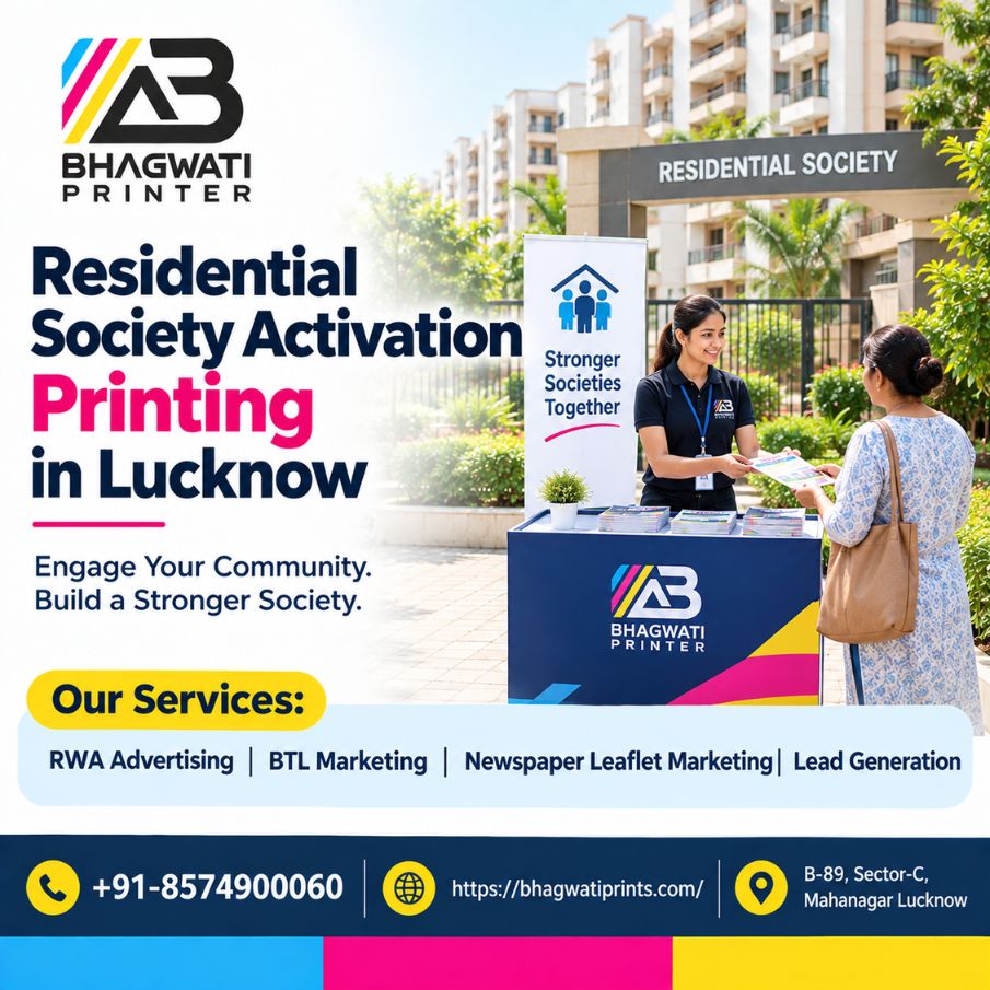 Residential Society Activation Printing in Lucknow