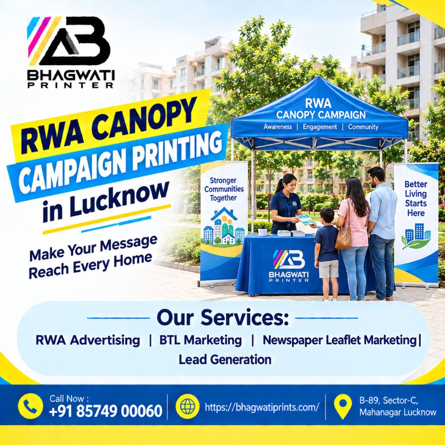 RWA Canopy Campaign Printing in Lucknow