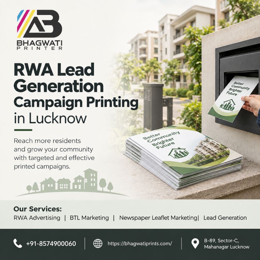RWA Lead Generation Campaign Printing in Lucknow