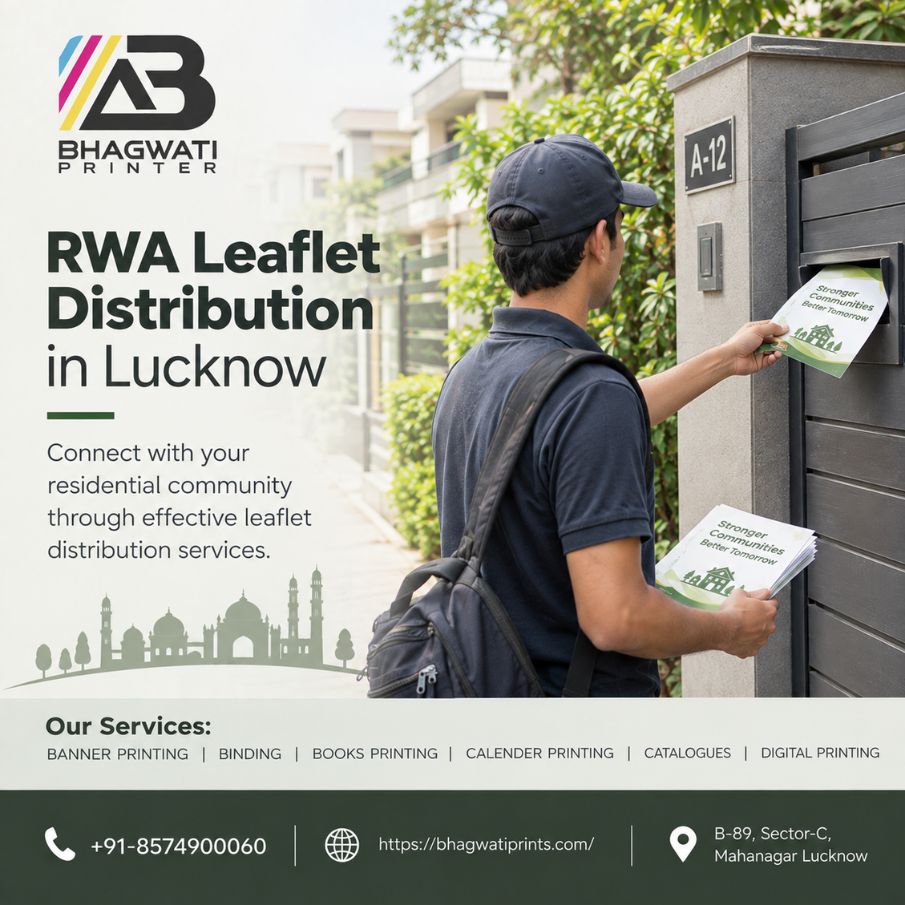 RWA Leaflet Distribution in Lucknow