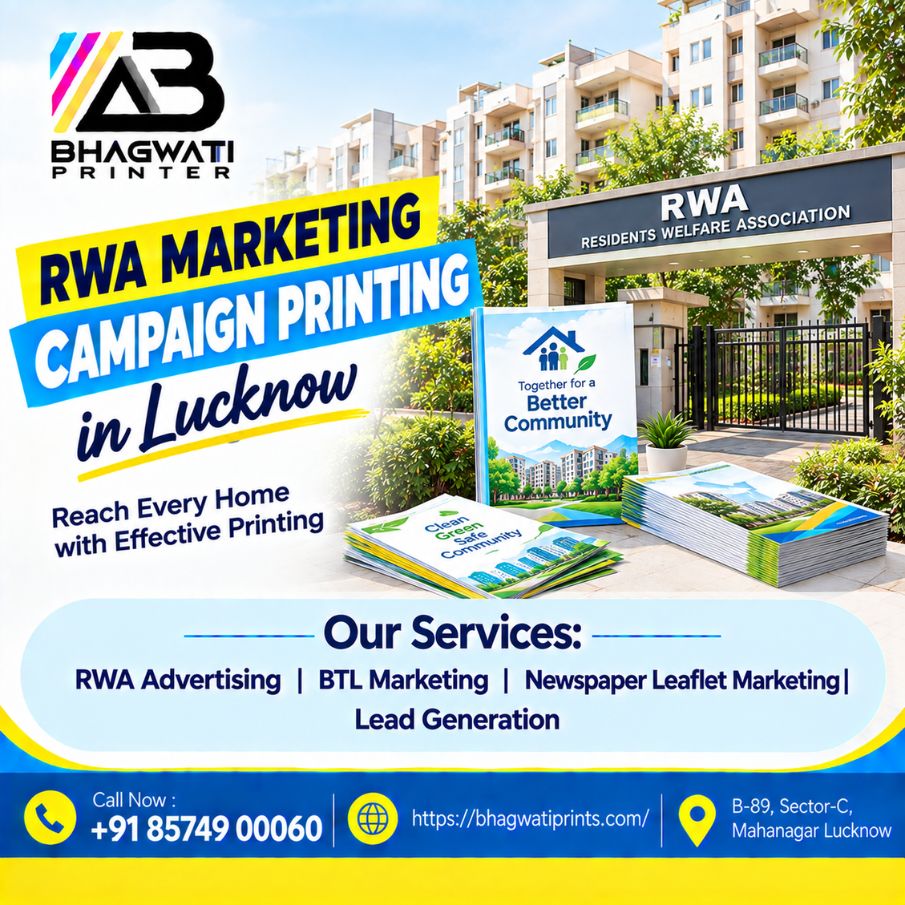 RWA Marketing Campaign Printing in Lucknow