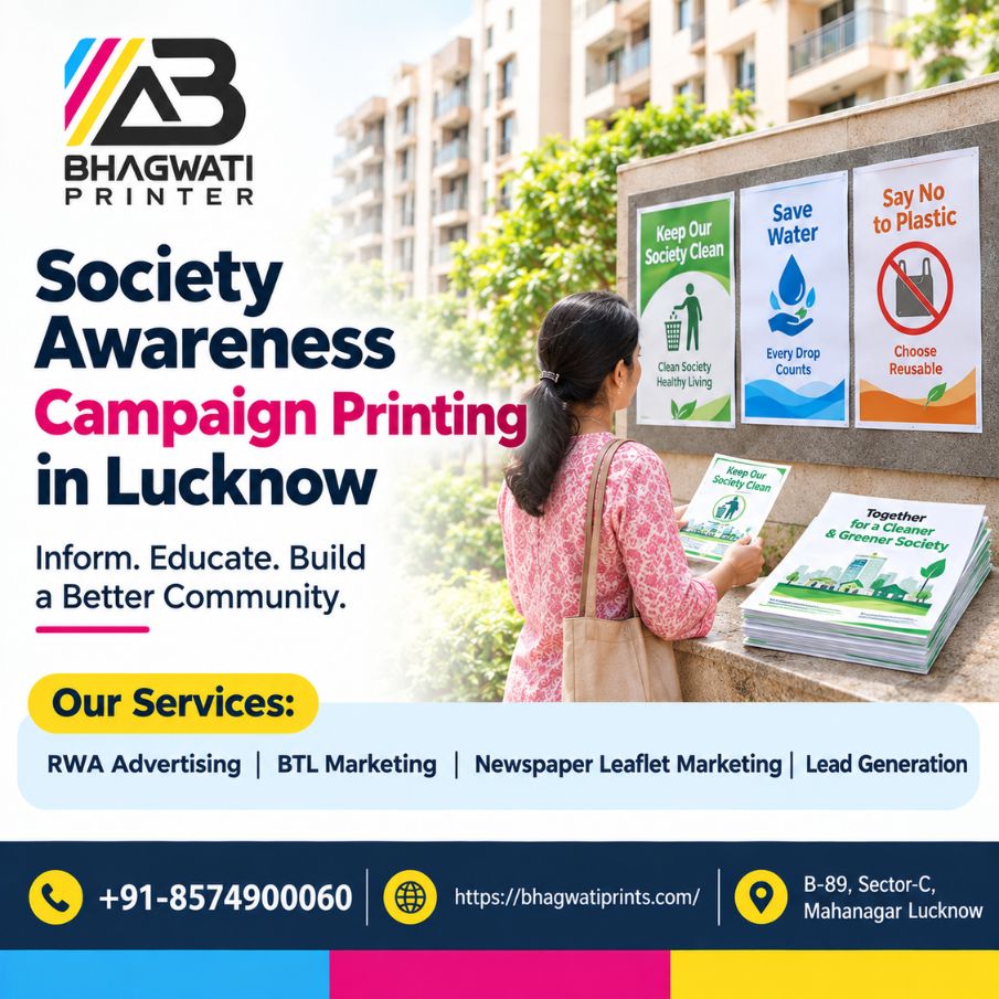 Society Awareness Campaign Printing in Lucknow