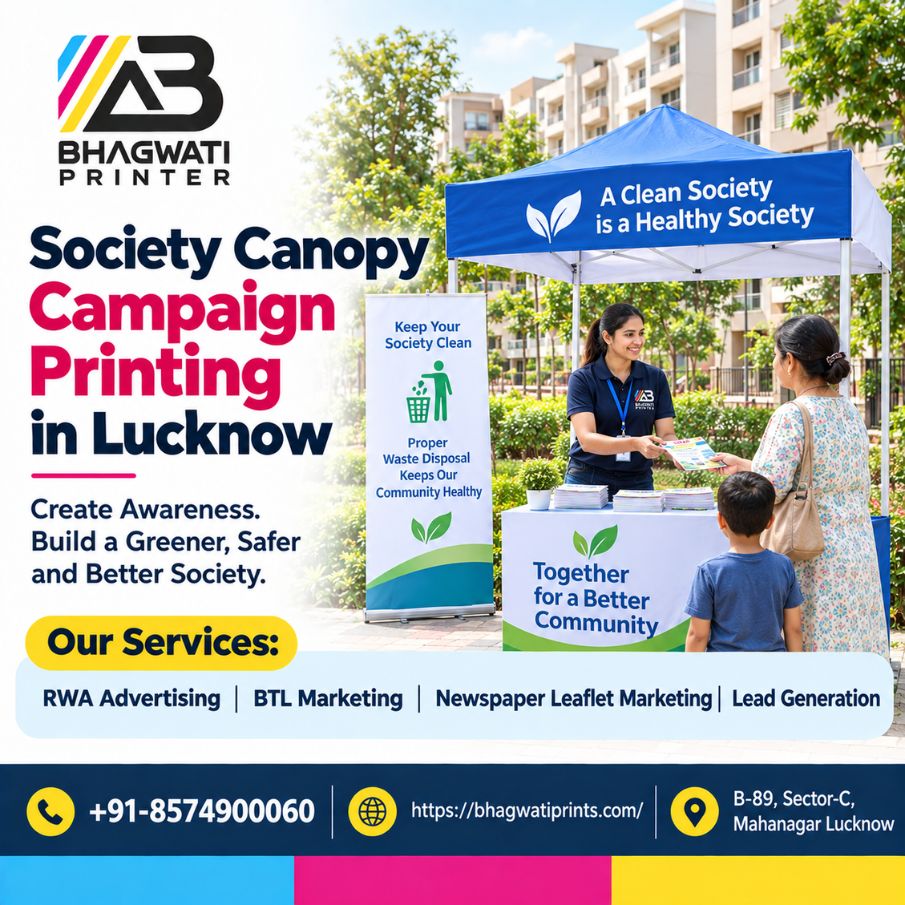 Society Canopy Campaign Printing in Lucknow
